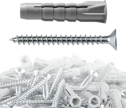 Tasselli in Nylon UV Fisher Con Espansione a 3 Settori Multiuso Con Sistema Antispanatura Alta Tenuta Diametro a Scelta ⌀ 6/8/10 Alta Qualita Made In Italy (500, Diametro 6mm)