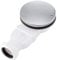 CAIONPLE Low Profile Shower Drain Chrome Plated 90mm 36 L/Min Water Flow, Trap Side Drain