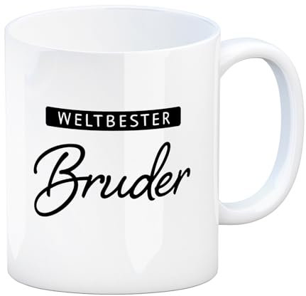 Weltbester Bruder Kaffeebecher Brüder Bro Kumpel Buddy Bester Freund Tasse für Freunde
