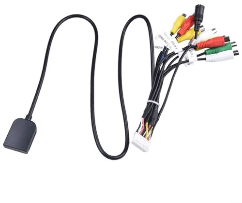 FACAIIO Adattatore per slot per scheda SIM per autoradio multimediale GPS 20 pin video femmina cavo supporto 4G Sim Card connettore