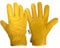 Bladez Thorn Proof Gardening Gloves for Men and Women, Large Thick Heavy Duty Cowhide Leather Palm and Top Sides, Warm Soft Inner Liner, Bramble-Proof Strong Double-Stitched (Medium Pair of 2)