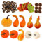 UPKOCH 1 Satz herbstdeko Halloween Dekoration dekoset Dekorationsartikel Tischdekoration gefälschte Herbst-Ahornblätter Party-Layout, dekorative Requisiten herbstliche Dekoration Schaum