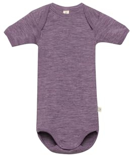 Dilling Kurzarmbody aus Merinowolle für Babys