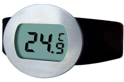 BEBEMOKO Digital Kitchen Thermometer Cooking Milk Wine Bottle Temperature Gauge Easy to Use Snap Design