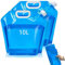 YEWCEP 2 bidones de agua, 10 l, bolsas portátiles de almacenamiento de agua, a prueba de fugas, para el congelador, para camping, deportes al aire libre, camping, senderismo, picnic