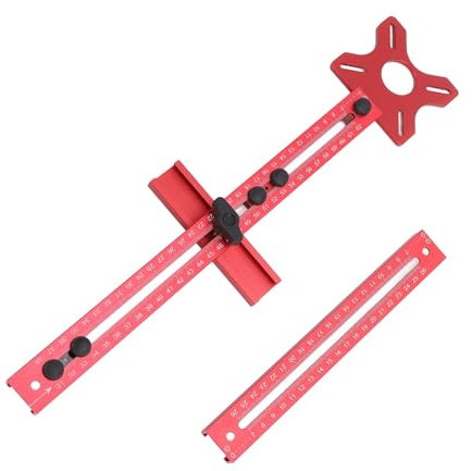 Aluminum Alloy Circle Cutting Jig for Woodworking, Woodworking Router Guides,Precision Woodworking Tool, Precise Trimming & Grooving, Designed for Accurate Results