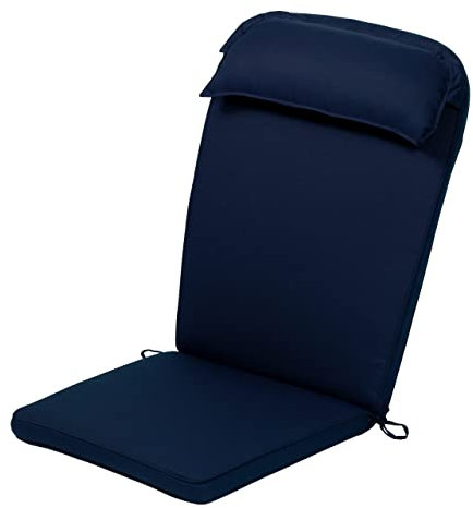 Ptsuker Adirondack Chair Cushion - High Back Patio Chair Cushion for Outdoor Furniture - Outdoor Chair Cushions for Rocking Chairs, Front Porch, Yard and Lawn Furniture - 49 x 22 Blue