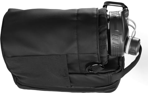 Magnetische Turnbeutel für Männer und Frauen, magnetischer Wasserhalter für das Fitnessstudio mit 5 eingebauten Magneten und Handytasche, Sling Bag Carrier für Fitness, Reisen, Sport | Halten Sie