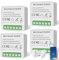 Confezione da 4 interruttori della luce intelligenti modulo a 1 via, compatibile con Smart Life, interruttore della luce Smart Mini Module fai da te, interruttore intelligente, interruttore WiFi