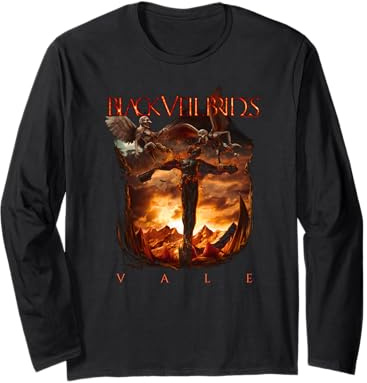 Offizielles Black Veil Brides Vale Band Retro Gothic Rock Langarmshirt