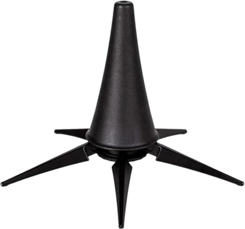 Gykutix Soporte para Clarinete Desmontable Soporte de Trompeta Plegable Base de Trompeta con Soporte de 5 Patas para Clarinete A y B, Transporte en Tolva de Sonido, para Oboe, Flauta, Trompeta