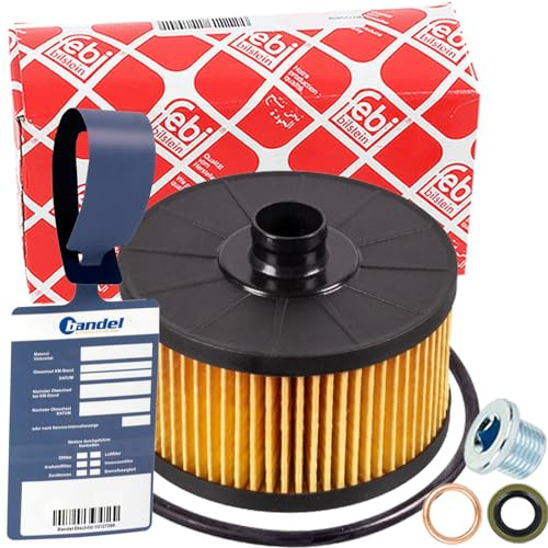 Febi Bilstein Ölfilter | 100487, Febi (ox 968D)+518.471.021+MN1801 für W177 W247 Duster Twingo 3