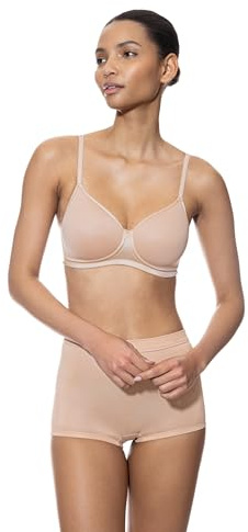 Mey Damen Spacer Soft BH Bügellos Serie Joan | Cup mit innovativem 3D-Material, Ohne Bügel, Zierträger, dreifacher Haken-Ösen-Verschluss