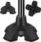 supregear Embouts en Caoutchouc pour Canne, Anti-Dérapant Quad Support Tapis de Canne, Quatre Pieds Cane Tip Remplacement pour 1.9 cm Diamètre Cannes de Marche Standard Pliant Canes Accessoire