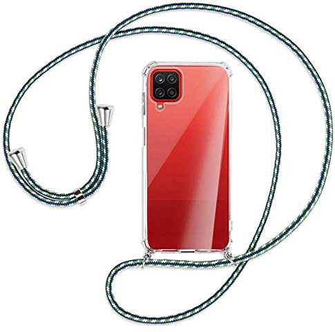 mtb more energy® Handykette kompatibel mit Samsung Galaxy A12, Galaxy M12 (6.5'') - Maritim - Smartphone Hülle zum Umhängen - Anti Shock Full TPU Case