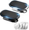 Jessonly Handyhalterung Auto Magnet, 2 Pack Magnetische Handyhalterung Fürs Auto Mit Klebrige Basis, 360° Einstellbar KFZ Handy Halterung Kompatibel Mit iPhone Huawei Samsung Usw (Schwarz + Silber)