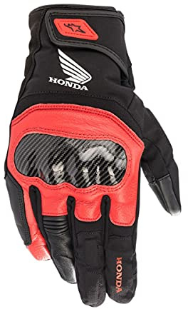 Alpinestars Honda SMX Z Drystar Motorradhandschuhe (Black/Red,2XL)