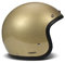 DMD Vintage Solid Gold Open Face Helm Jethelm Motorradhelm, L