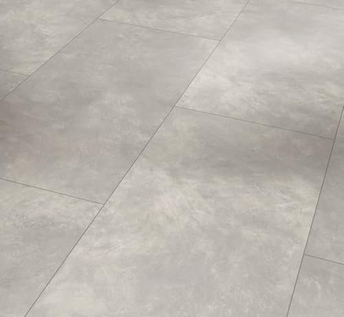 Parador Designboden Modular ONE Beton hellgrau Steinstruktur Großfliese 4-seitige Fase
