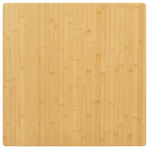 ZEYUAN Tischplatte 70x70x1,5 cm Bambus, Arbeitsplatte, Waschtischplatte, Bürotischplatte