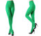 Carnavalife 2 Pares Medias Lisas Enteras de Tiro Alto para Mujer Adulto, Leggins Leotardos Panties Lisos de Microfibra Elasticos Semiopacas (Verde)