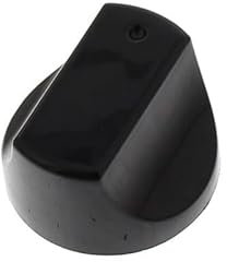 KGA SUPPLIES Oven Control Knob Black Compatible with Hotpoint SH53KS, UH53K, DH53K