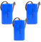 3Pcs 7.4V 2500mAh Li-ion Battery Pack RC Replacement Rechargeable Battery Pack Built-in 18650 * 2 Cell for Cars Airplane DIY, Fishing lights,Doorbell,Handheld Fan, Radio, Speakers, etc.