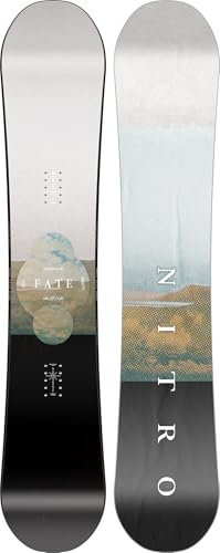 Nitro Snowboards Damen Fate Board ´25 Vielseitiges Girls All Mountain Directional Twin Cam-Out Camber, 150