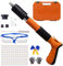 Manual Mini Nail Gun Kit With Protective Goggles, 100Pcs Nails, Adjustable Cordless Air Nailer for Wood, Ceiling, Wire Hider, Fixture Install