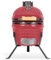 CREATE/BBQ KAMADO/Barbacoa ahumadora de cerámica rojo 13 pulgadas/Puede asar, ahumar y cocinar, con regulador de temperatura y dos fuentes de ventilación.