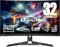 Lenovo Legion R32qc-30 - Écran Gaming de 31.5 Incurvé avec Eyesafe (QHD, VA, 180Hz, 0.5ms, HDMI+DP, Cable DP, AMD FreeSync, Haut-parleurs) Réglage en Inclinaison - Noir