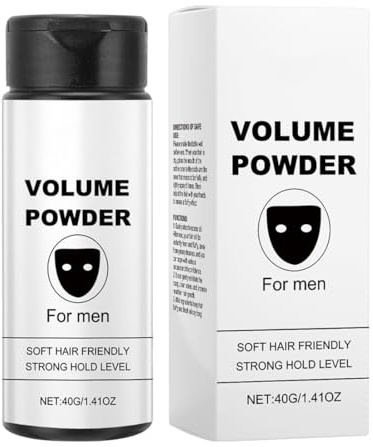 NHQZ Polvere volumizzante capelli, cera in polvere per capelli uomo, polvere volumizzante e polvere per texture, dona consistenza e volume immediati, puramente naturali, forte tenuta
