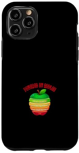 Alimenté par Apple Slice Batterie Rechargeable Qui Reste Amusante et Mignonne Coque pour iPhone 11 Pro