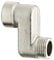 Raccordo eccentrico per calorifero in ottone nichelato, attacchi mf 1/2'' spostamento 20 mm