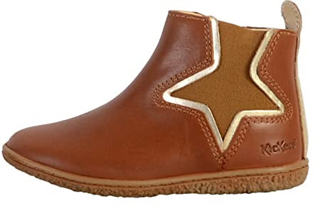 Vermillon, Boots Fille, Camel Or, 36