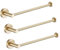 C SS CC Handtuchständer Messing gebürstet Handtuch Bar Gold Wandmontierte Handtuchhalter Küchentuch Lagerhalter Handtuchschienen Badezimmer Zubehör Handtuchhalter Bad (Size : Three Bars)