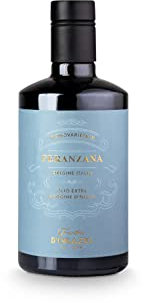 Peranzana Olio d'oliva intensivo, olio di oliva vergine extra spremuto a freddo puro varietà olio d'oliva in bottiglia Frantoio D'Orazio, 500 ml