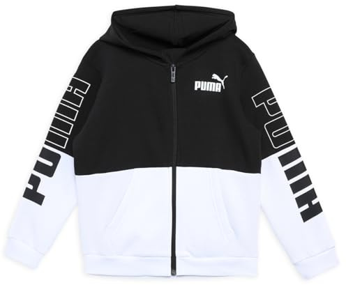 Puma Jungen Puma Power Colorblock Full-Zip Hoodie FL B Sweat