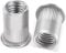 20Pcs Rivet Nuts M8, Leryati Threaded Inserts Stainless Steel Rivnut, Flat Head Threaded Insert Nutserts, Rivet Nuts Nutsert Rivnuts Kit, Pull Cap Nut Used for metal pipelines, etc