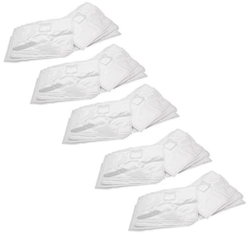 vhbw 50x Sacs compatible avec Rowenta Artec 2 RO 4132, RO 4133, RO 4135, RO 4140 aspirateur - microfibres non tissées, 35cm x 23cm blanc