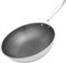 HEMOTON Padella Wok Inossidabile Con Design Antiaderente Perfetta Per Friggere Verdure Di Mare e Cucina Multifunzionale Su Induzione e Aperto