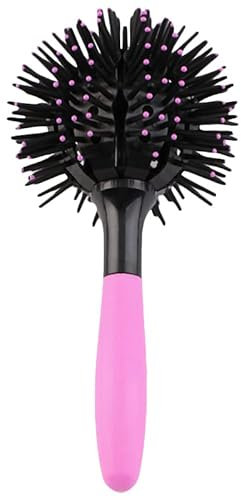 Haarbürste, Kugel-Föhn-Haarbürste, Runde Kugel-Haarbürsten, 3D-360-Grad-Kopfhautmassage, Sphärische Form, Locken-Haarbürste Für Mädchen