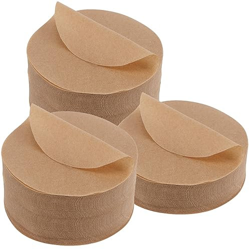 NAMYEUT 500 Blatt Burger Backpapier Rund 11cm, Burger Patty Papier Hamburgerpress Backpapier, Rund Burger Antihaftpapier Backpapier für Burgerpresse