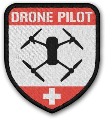 Patch Svizzera Drone Pilot droni suisse Svizzera Helvetica CH Legge Stemma Toppe #39862