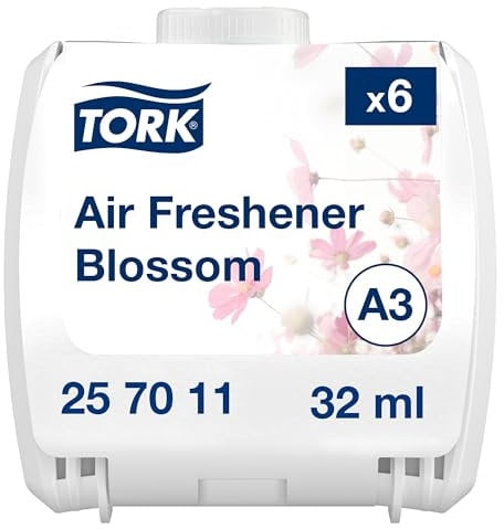 Tork kontinuierlicher Lufterfrischer Blütentraum A3, Geruchsneutralisierer, 6 Nachfüllflakons, 257011