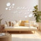 AINIUNIU 26 Stück 3D Spiegel Wandaufkleber, Runden Spiegel Wandaufkleber, Love Home Selbstklebend Acryl Wandsticker, DIY Deko Wandtattoo für Schlafzimmer, Hintergrund Wandkunst, Kinderzimmer Deko