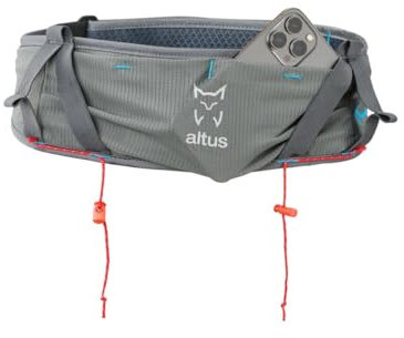 Cinturón Marangu | Altus | Cinturón de Running| Ajustable |Ligero | Negro | Adulto | Unisex… (Large)