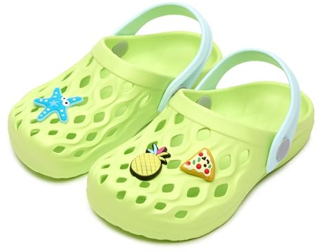 Ladeheid Clogs Kinder Schuhe für Mädchen und Jungen leichte Gartenclogs Gartenschuhe Kinder LA-CA-15
