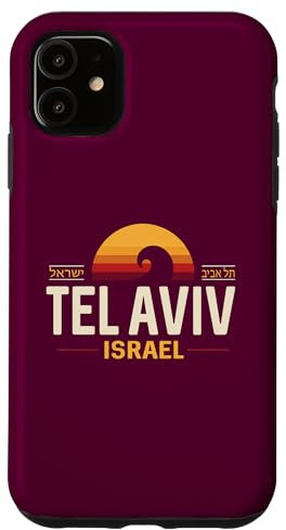 Hülle für iPhone 11 Tel Aviv-Israel | Tel Aviv-Israel Retro Wave
