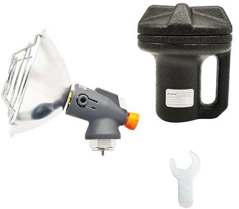 SOUUXIU Propanheizungen Tragbarer Gasheizer Outdoor-Zeltheizer Gasheizofen mit Ständer